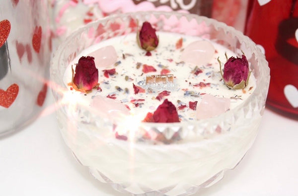 Love Thyself Vintage Candle|Self Love Candle|Crystal Candle|Crystal Candles|Self Care Candle|Self Love Ritual|Self Care|Self Love