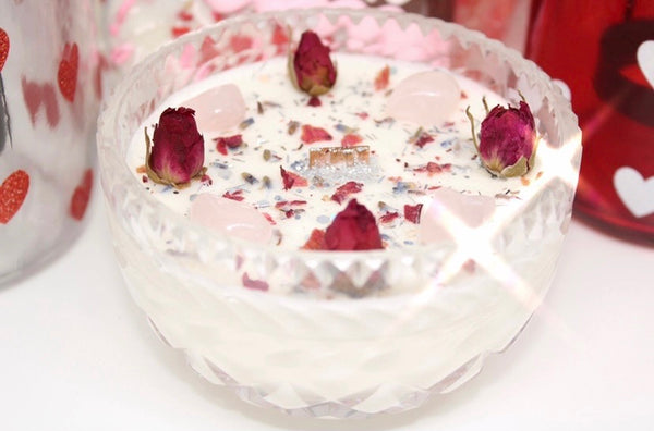 Love Thyself Vintage Candle|Self Love Candle|Crystal Candle|Crystal Candles|Self Care Candle|Self Love Ritual|Self Care|Self Love