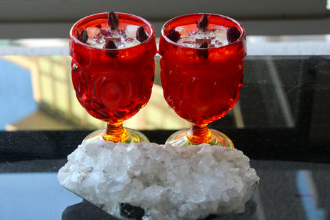 Samhain Goblet Luxury Crystal Candle