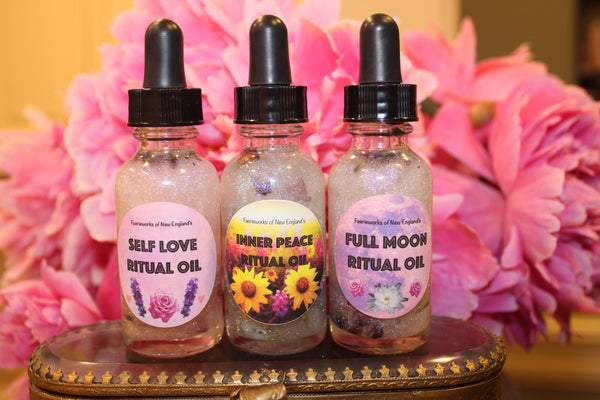 Full Moon Ritual Oil|Crystal Infused Body Oil|Body Oil|Crystals|Manifestation Oil|Shimmer Body Oil|Body Shimmer|Body Glitter|Full Moon Oil