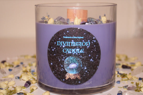 Divination Ritual Candle|Divination|Divination Candle|Divination Tools|Metaphysical Tools|Intention|Intuition|         Spirituality|Crystal Candle