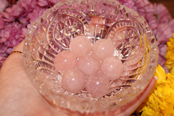 Rose Quartz Sphere|20MM Crystal Sphere|Crystal Sphere|Rose Quartz|Crystal Spheres|Rose Quartz Crystal Sphere