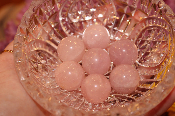 Rose Quartz Sphere|20MM Crystal Sphere|Crystal Sphere|Rose Quartz|Crystal Spheres|Rose Quartz Crystal Sphere